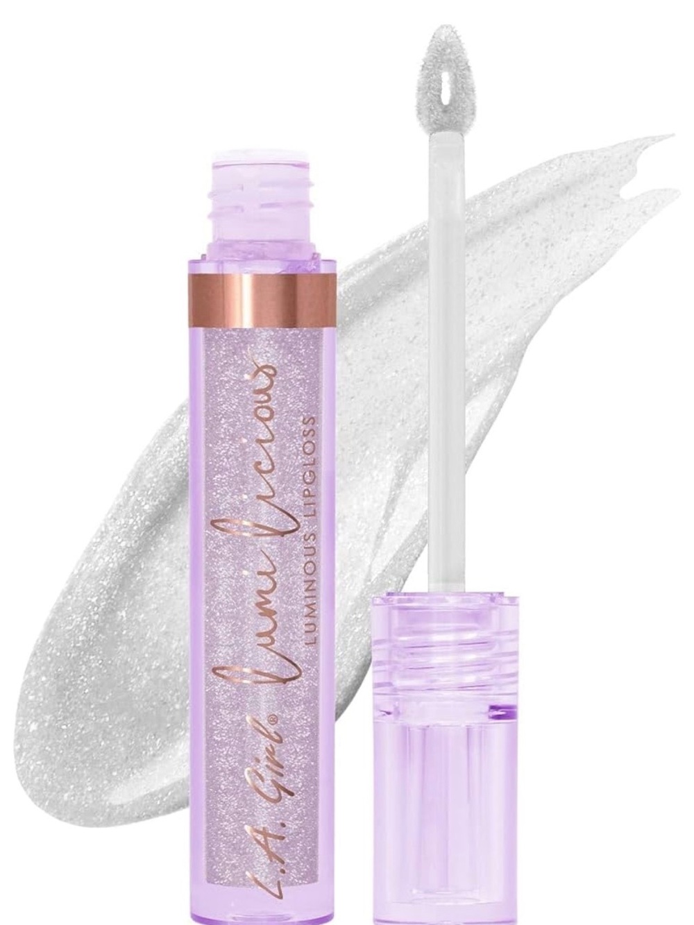 LA Girl Luminous Lip Gloss in Silver Shimmer
